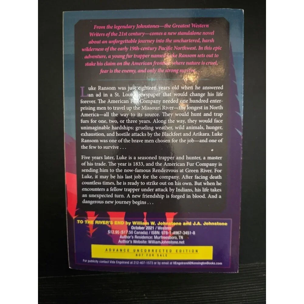 To The River's End by William W. Johnstone Paperback Book